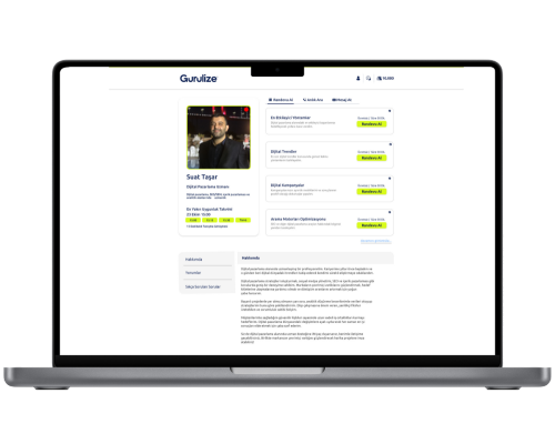 Gurulize ile sana özel fırsatlar.